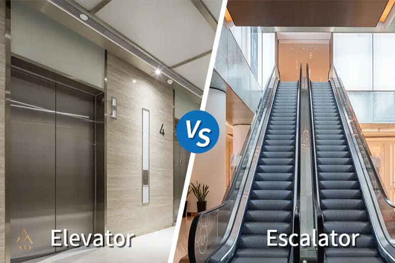 مقایسه آسانسور و پله ‌برقی